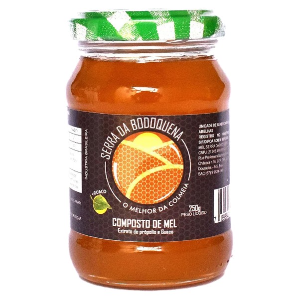 Encontraproduto.com.br - Mel Composto Serra da Bodoquena Guaco com Própolis 250g