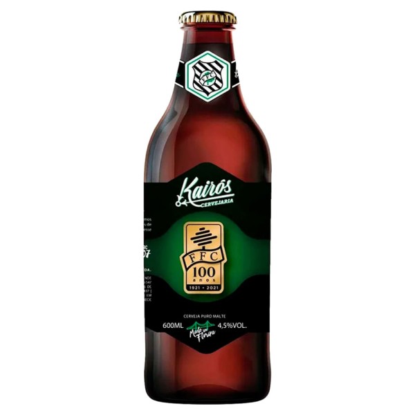 Encontraproduto.com.br - Cerveja KAIRÓS Pilsen Figueirense 600ml