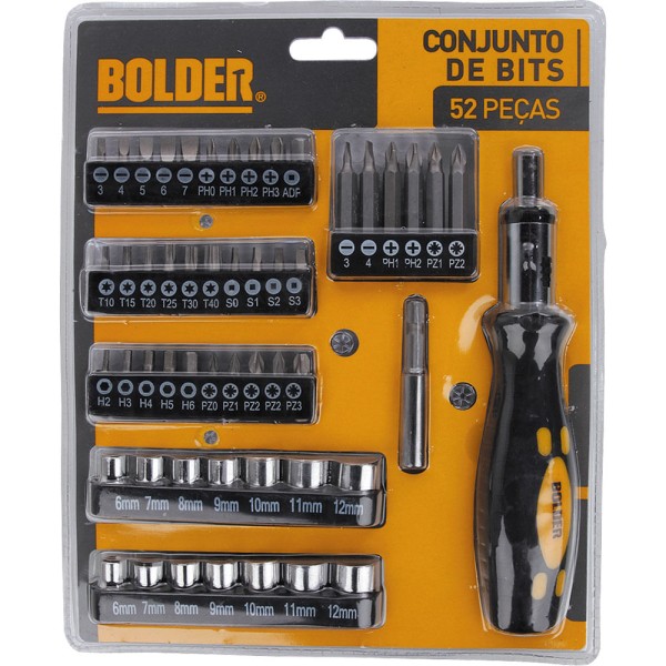 Encontraproduto.com.br - Conjunto Bits 52 Peças Bolder