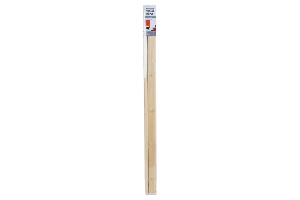 Persiana PVC Horizontal 140x160cm Cazza Bege
