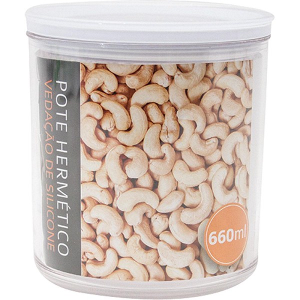 Encontraproduto.com.br - Pote Hermético 660ml Casa do Chef Redondo