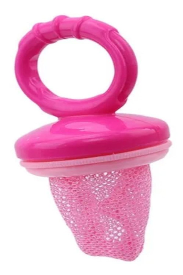 Encontraproduto.com.br - Alimentador Para Bebês Com Redinha Rosa - Turma Do Guará