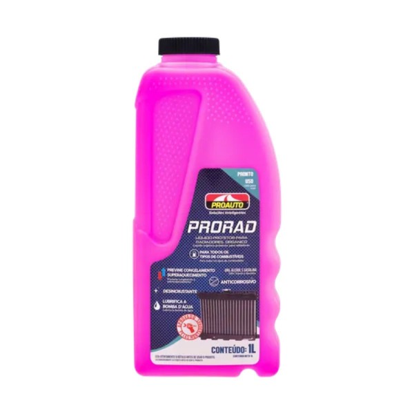 Encontraproduto.com.br - Prorad Aditivo p/ Radiador Proauto 1 Litro