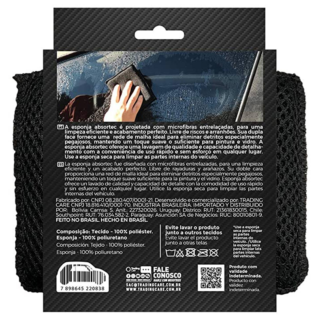 Encontraproduto.com.br - Esponja Absortec 2 em 1 PROAUTO 5311