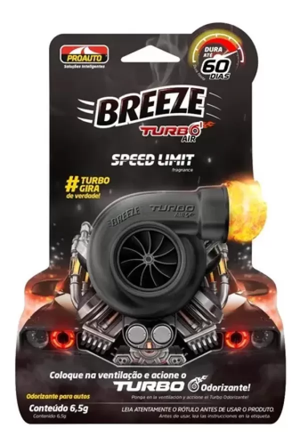 Encontraproduto.com.br - Odorizante Proauto Breeze Turbo Air Unidade