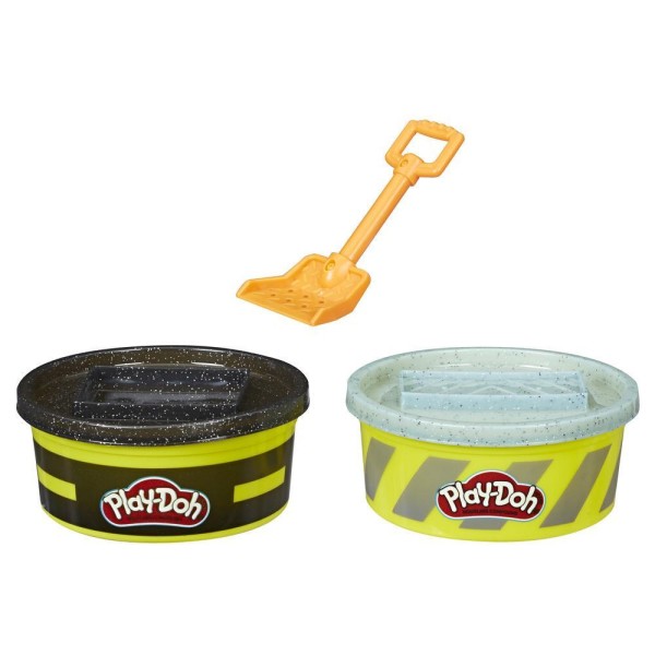 Encontraproduto.com.br - Massa de Modelar - Play-Doh  - Wheels - Massa de Construcao- Asfalto e Cimento HASBRO