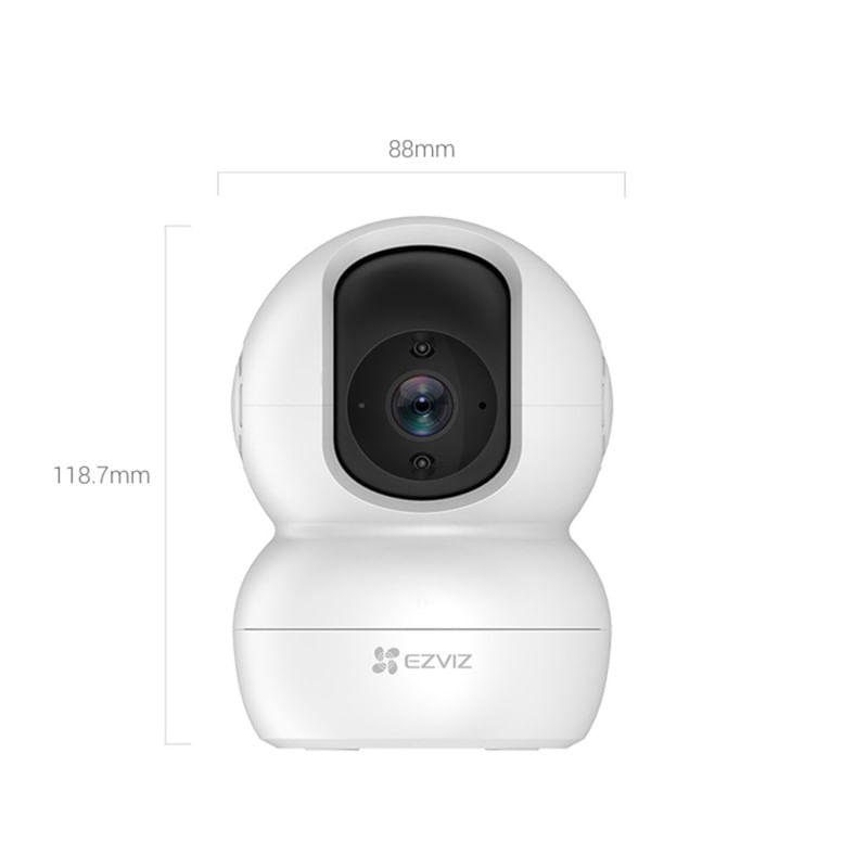Encontraproduto.com.br - Câmera de Segurança Externa Ezviz TY2, 360°, Wi-Fi, Full HD 1080p - CS-TY2-B0-1G2WF