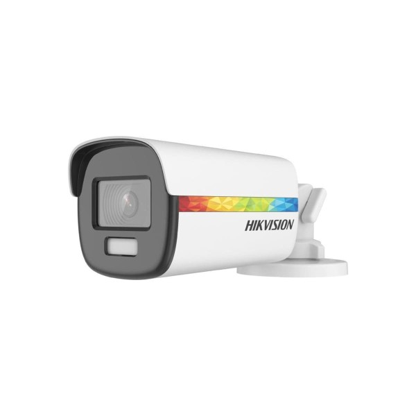 Encontraproduto.com.br - Câmera Analógica Bullet Colorvu Hikvision DS-2CE12DF8T-F, 2MP, 2,8mm, 40m IR, IP68 - Plástico