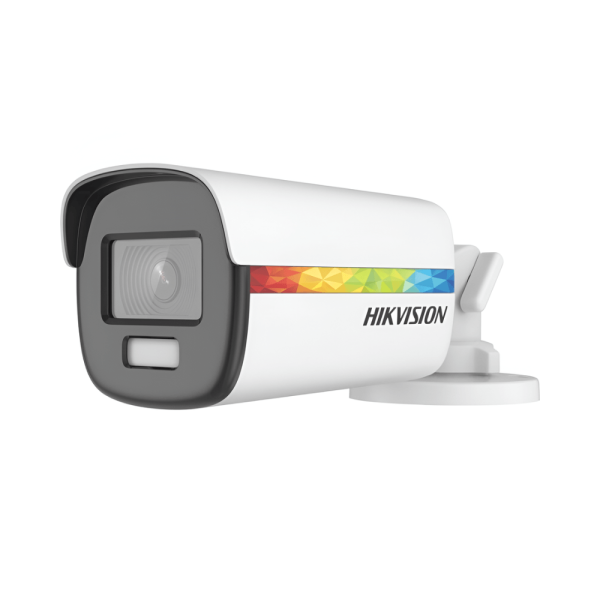 Encontraproduto.com.br - Câmera Analógica Bullet Colorvu Hikvision DS-2CE12DF8T-F, 2MP, 2,8mm, 40m IR, IP68 - Plástico