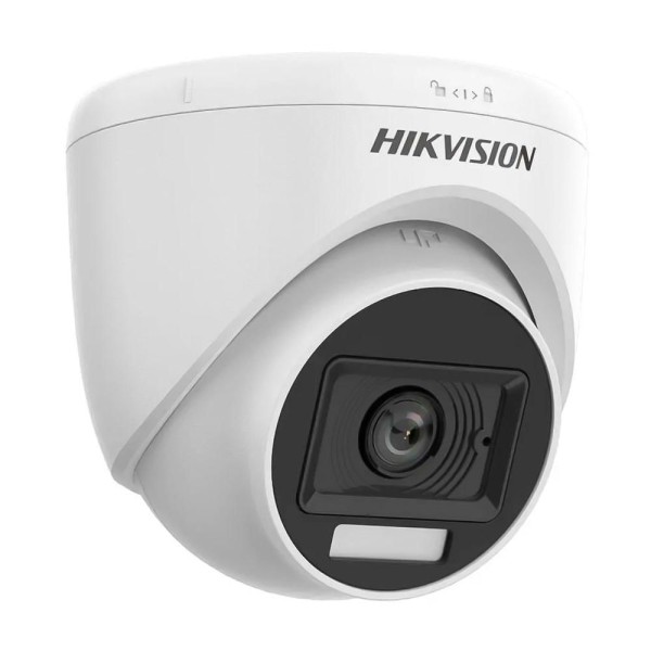 Encontraproduto.com.br - Câmera De Segurança Hikvision Analógica Hybrid Light Turret 1080P DS-2CE76D0T-LPFS(2.8mm) (MP)