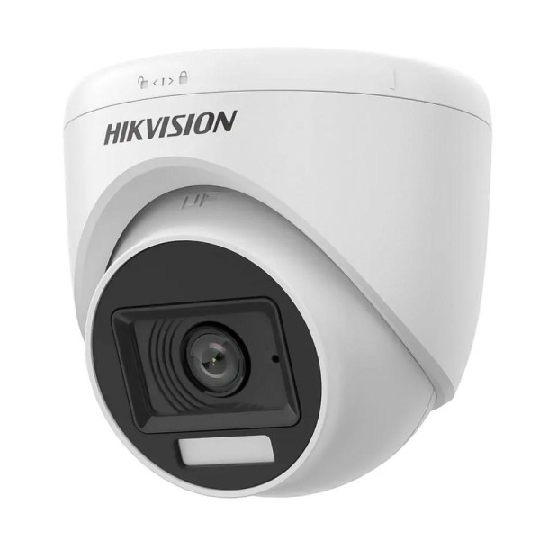 Encontraproduto.com.br - Câmera De Segurança Hikvision Analógica Hybrid Light Turret 1080P DS-2CE76D0T-LPFS(2.8mm) (MP)
