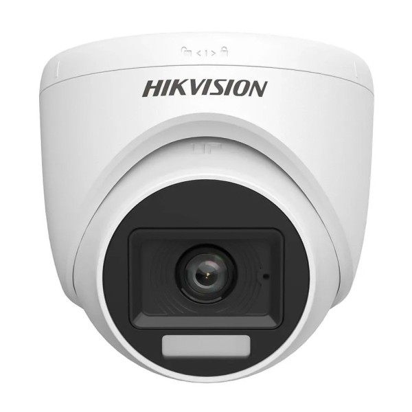 Encontraproduto.com.br - Câmera De Segurança Hikvision Analógica Hybrid Light Turret 1080P DS-2CE76D0T-LPFS(2.8mm) (MP)