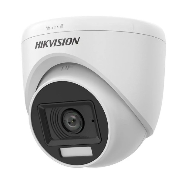 Encontraproduto.com.br - Câmera De Segurança Hikvision Analógica Hybrid Light Turret 1080P DS-2CE76D0T-LPFS(2.8mm) (MP)