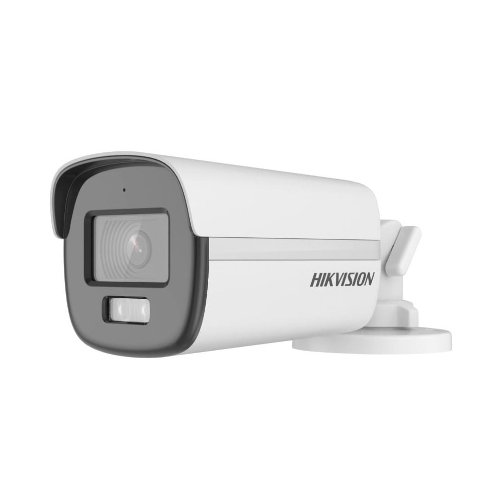 Câmera Analógica Dome Colorvu Hikvision DS-2CE12DF0T-LFS, 1080P, 2,8mm, 4x1, 40m IR, IP67 - Híbrida