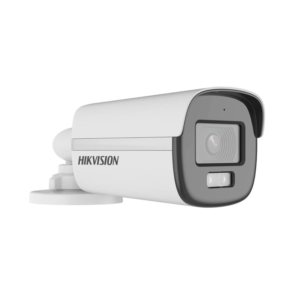 Encontraproduto.com.br - Câmera Analógica Dome Colorvu Hikvision DS-2CE12DF0T-LFS, 1080P, 2,8mm, 4x1, 40m IR, IP67 - Híbrida