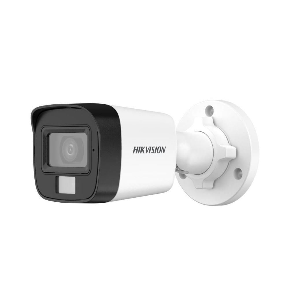 Câmera Analógica Mini Bullet Hikvision DS-2CE16D0T-EXLPF, 1080P 4x1, 2,8mm, 25m IR EXIR, IP67 - Plás