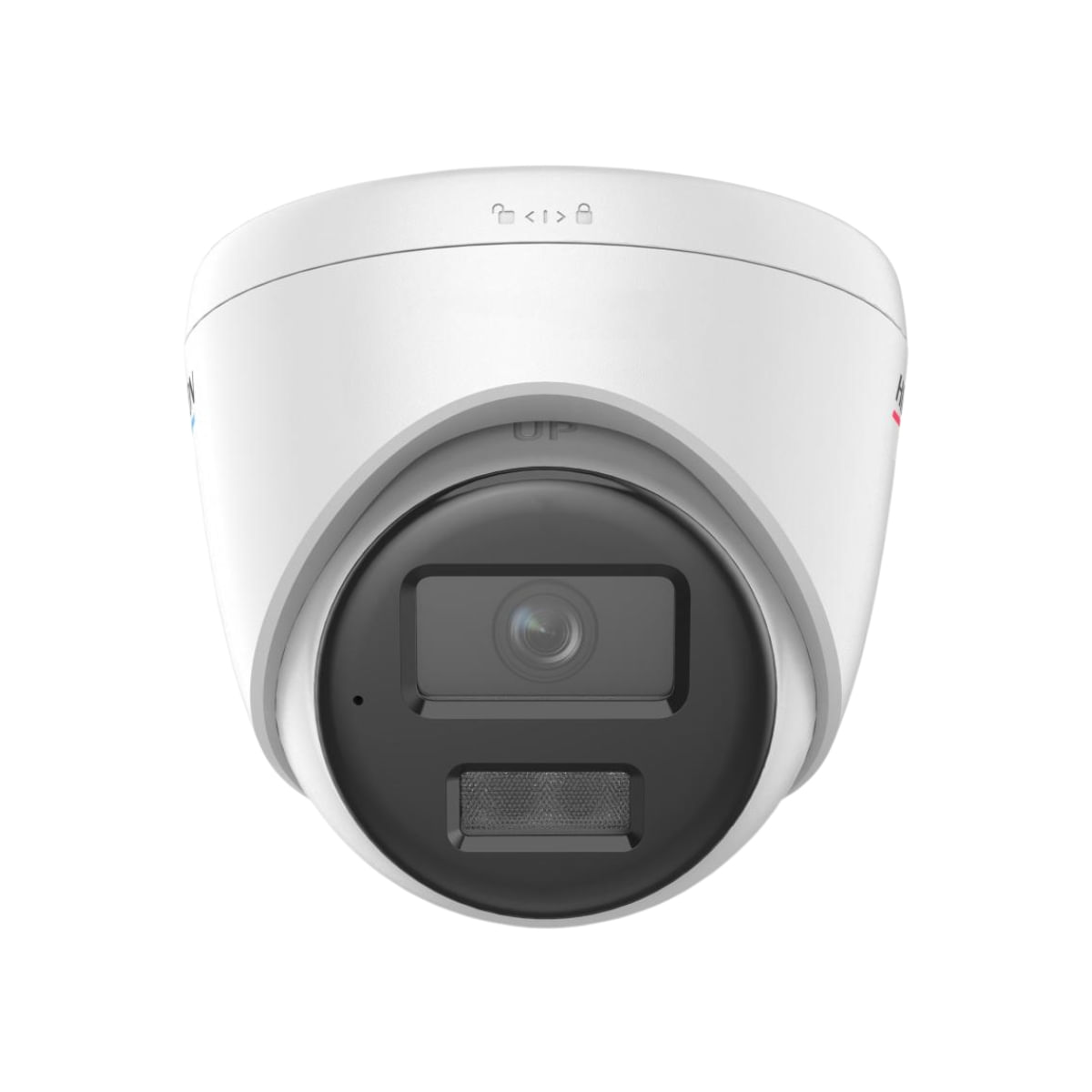 Encontraproduto.com.br - CÂMERA IP DOME HIKVISION COLORVU DS-2CD1327G2H-LIU, 1080P, 2.8MM, 30M IR, MIC, IP67 - HÍBRIDA