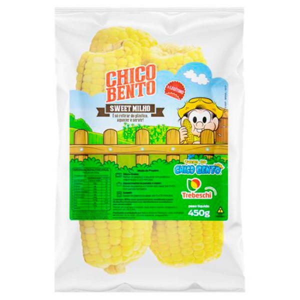 Encontraproduto.com.br - Milho verde TURMA DO CHICO BENTO Pacote 450g