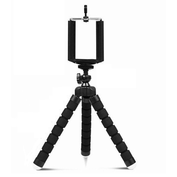 Selfie Flex-pod - Mini Tripé Flexível Preto C/ Nf