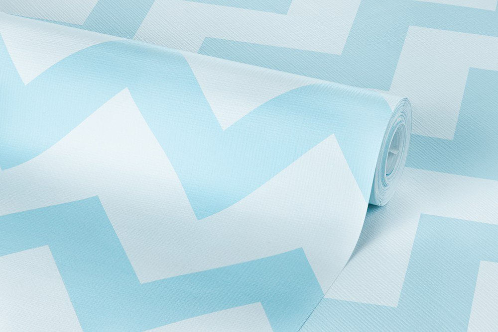 Encontraproduto.com.br - Papel De Parede Bobinex 7403 Chevron Azul