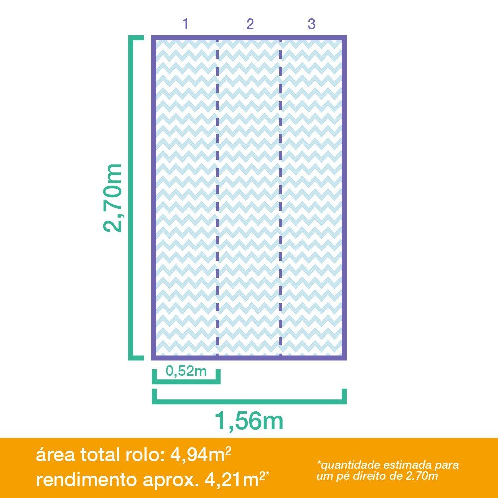 Encontraproduto.com.br - Papel De Parede Bobinex 7403 Chevron Azul