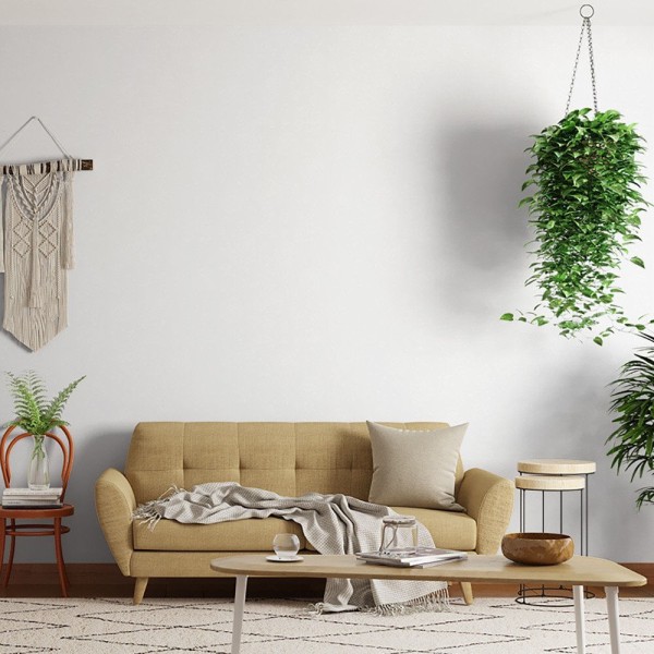 Encontraproduto.com.br - Papel De Parede Bobinex 6921 Relevo Floral Branco