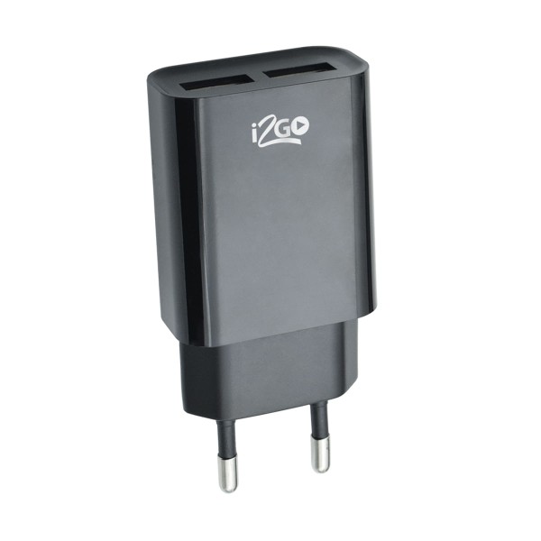 Encontraproduto.com.br - Carregador Parede I2go 2Usb 2.4Amp Bsc Plus