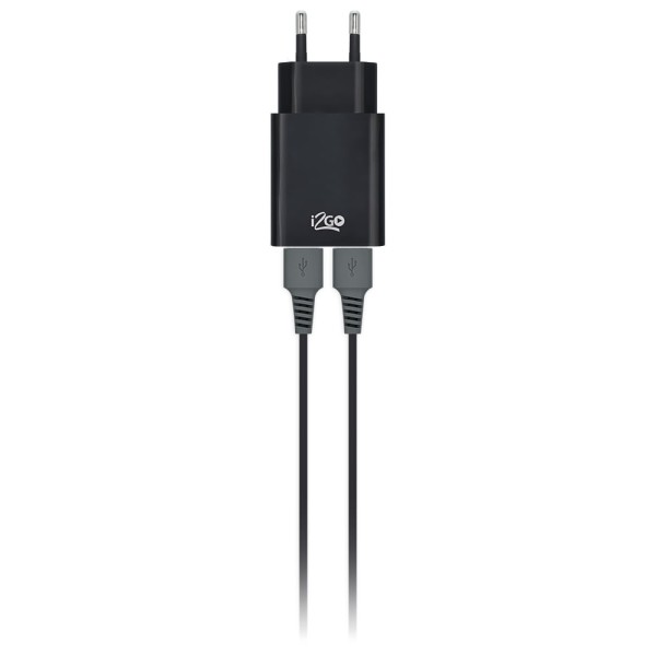Encontraproduto.com.br - Carregador Parede I2go 2Usb 2.4Amp Bsc Plus