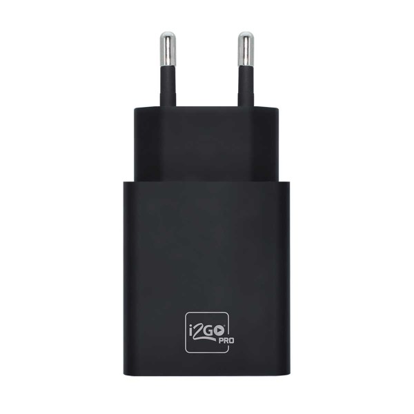 Encontraproduto.com.br - Carregador de Tomada com Duas Entradas USB I2GO Pro Preto