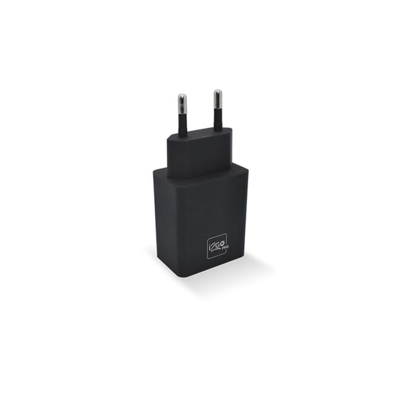 Encontraproduto.com.br - Carregador de Tomada com Duas Entradas USB I2GO Pro Preto
