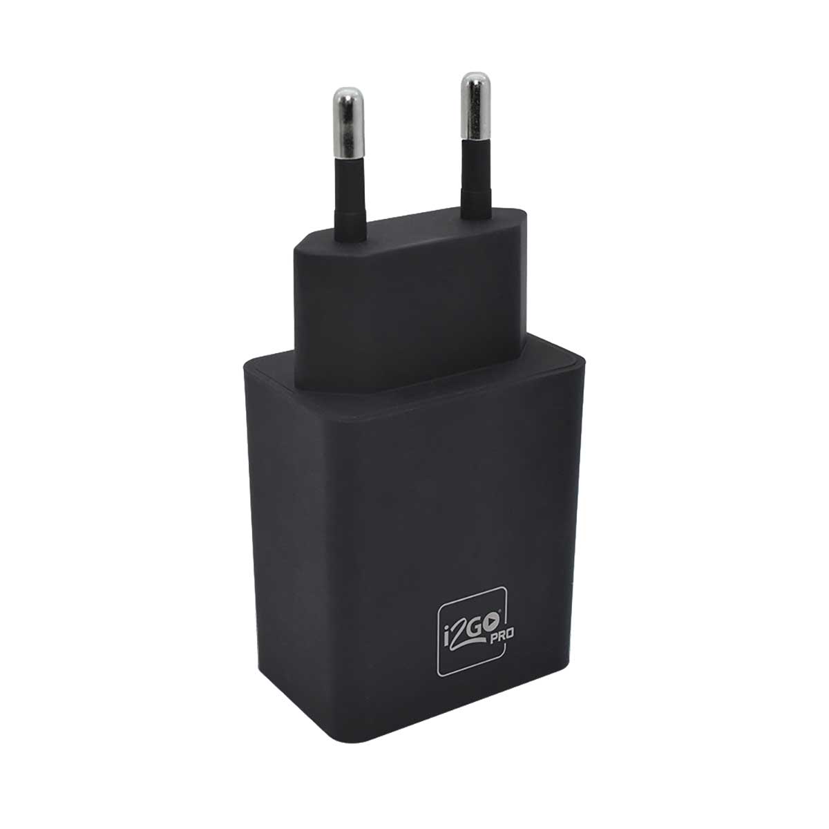 Encontraproduto.com.br - Carregador de Tomada com Duas Entradas USB I2GO Pro Preto