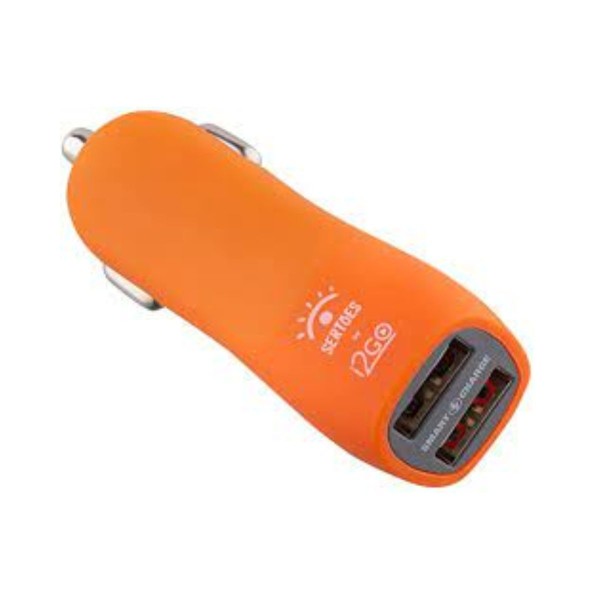 Encontraproduto.com.br - Carregador Veicular com 2 Saidas USB 3,4 I2GO Sertões