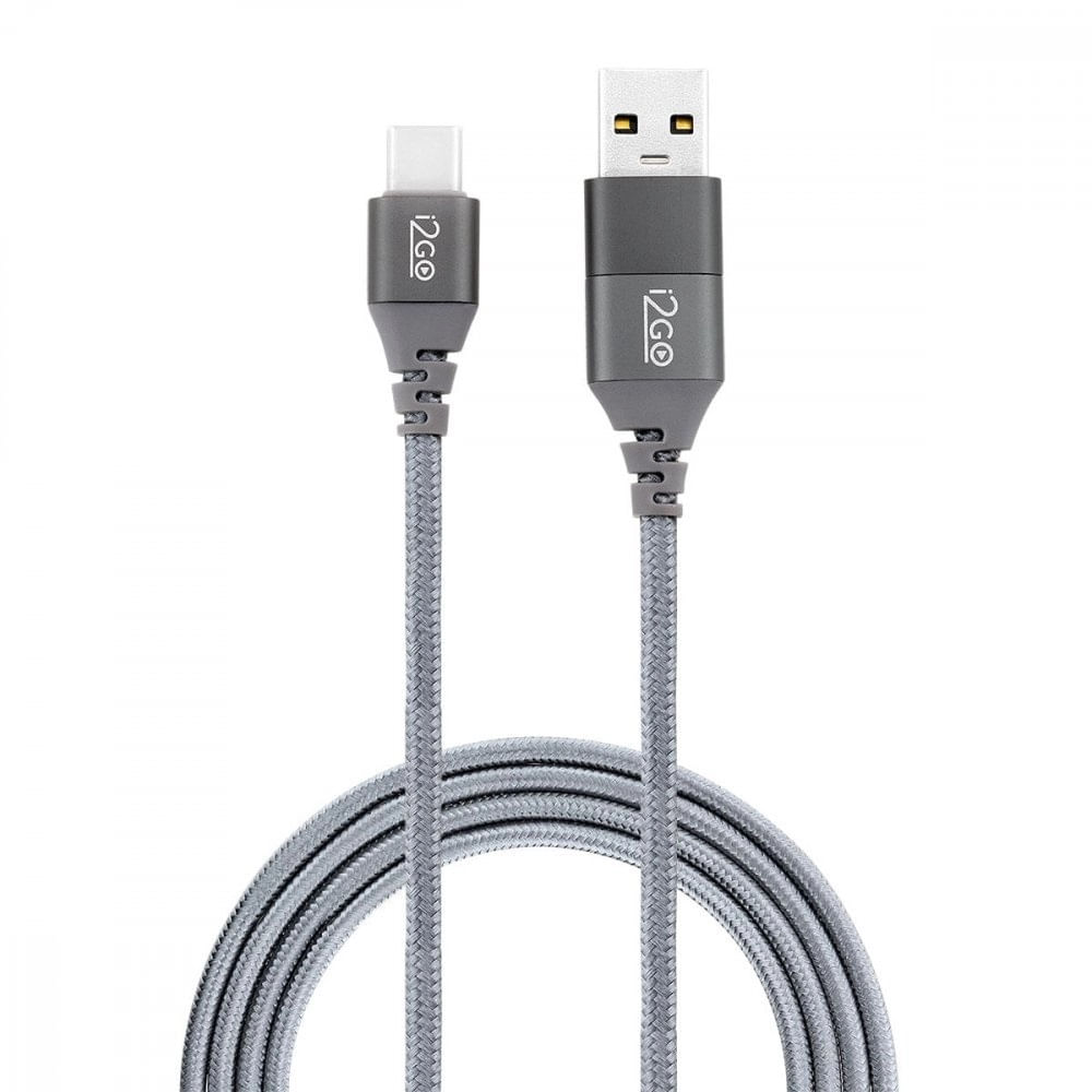 Encontraproduto.com.br - Cabo Usb-C P/c 2m Com Adaptador Usb Nylon - I2go