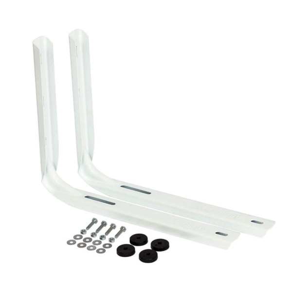 Encontraproduto.com.br - Suporte Split 400mm s/ solda - 7 a 12 mil Btus Branco Gallant