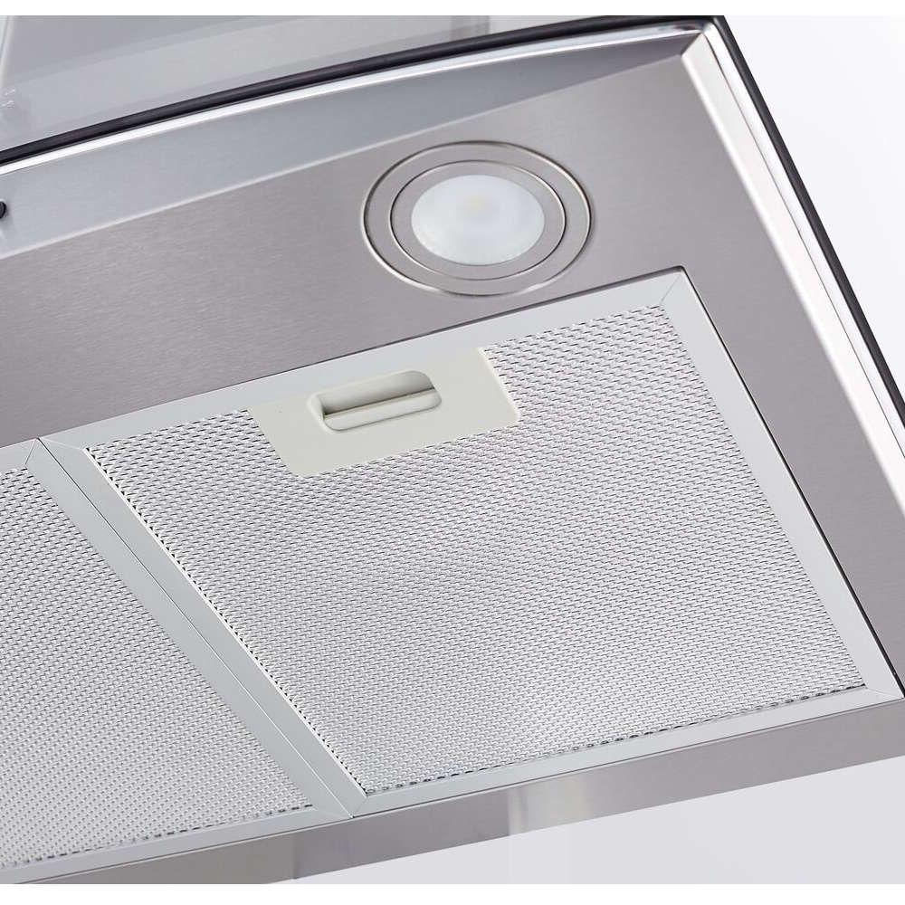 Encontraproduto.com.br - Coifa Parede Gallant Venezia Vidro Curvo Inox 90cm 220V