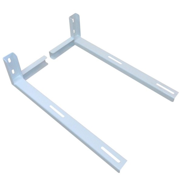 Encontraproduto.com.br - Caixa com 2 Pares de Suporte Split Gallant Perfil U para Evaporadora Branco