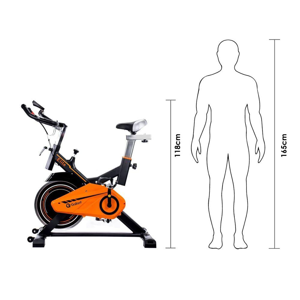 Encontraproduto.com.br - Bicicleta Ergométrica Gallant Elite Spinning Ate 110Kg Mecânica (GSB13HBTA-PT)