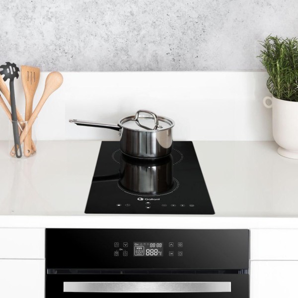 Encontraproduto.com.br - Cooktop Gallant 2 Bocas Vitrocerâmico Preto Indução 220v Painel Touch Screen