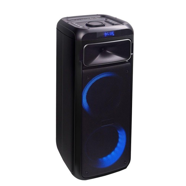 Encontraproduto.com.br - Caixa de Som Amplificada Bluetooth Portátil Gallant 750W Lights Colors Swich Bivolt