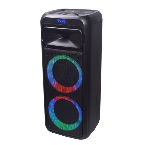 Encontraproduto.com.br - Caixa de Som Amplificada Bluetooth Portátil Gallant 750W Lights Colors Swich Bivolt