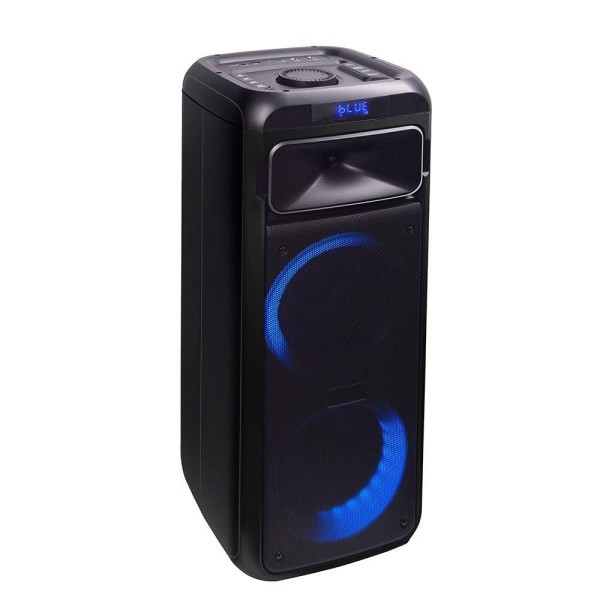 Encontraproduto.com.br - Caixa de Som Amplificada Bluetooth Portátil Gallant 750W Lights Colors Swich Bivolt