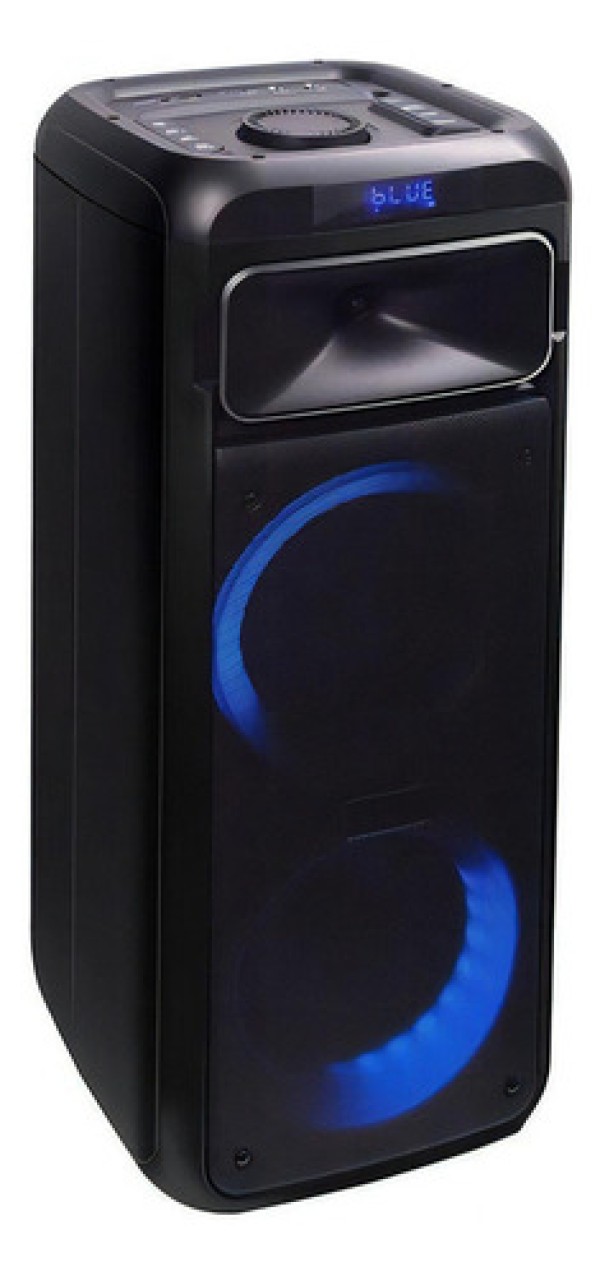 Encontraproduto.com.br - Caixa de Som Amplificada Bluetooth Portátil Gallant 750W Lights Colors Swich Bivolt