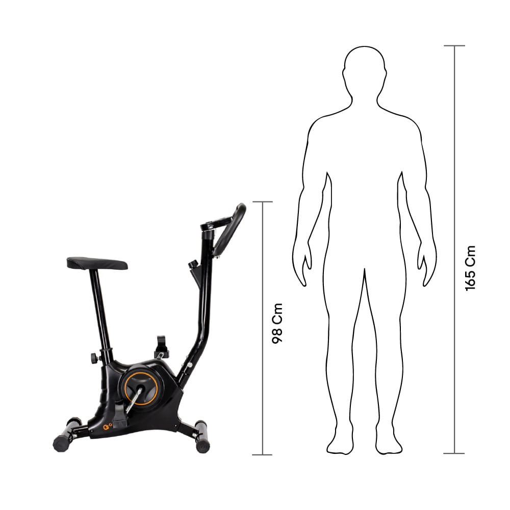 Encontraproduto.com.br - Bicicleta Ergométrica Vertical Gallant Trainer (GBE1HBTA-PT)
