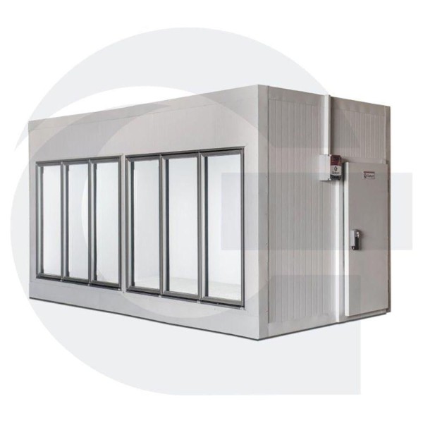 Encontraproduto.com.br - Walk in Cooler Gallant Resfriados 6 Portas Vidro sem Piso Painel 220V/3F CWRSP-06