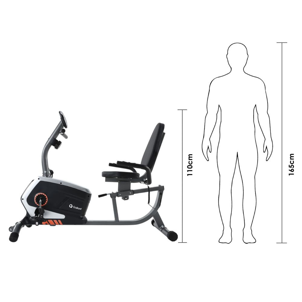 Encontraproduto.com.br - Bicicleta Ergométrica Magnética Horizontal Gallant Elite (GBEV1HMGA-CZ)