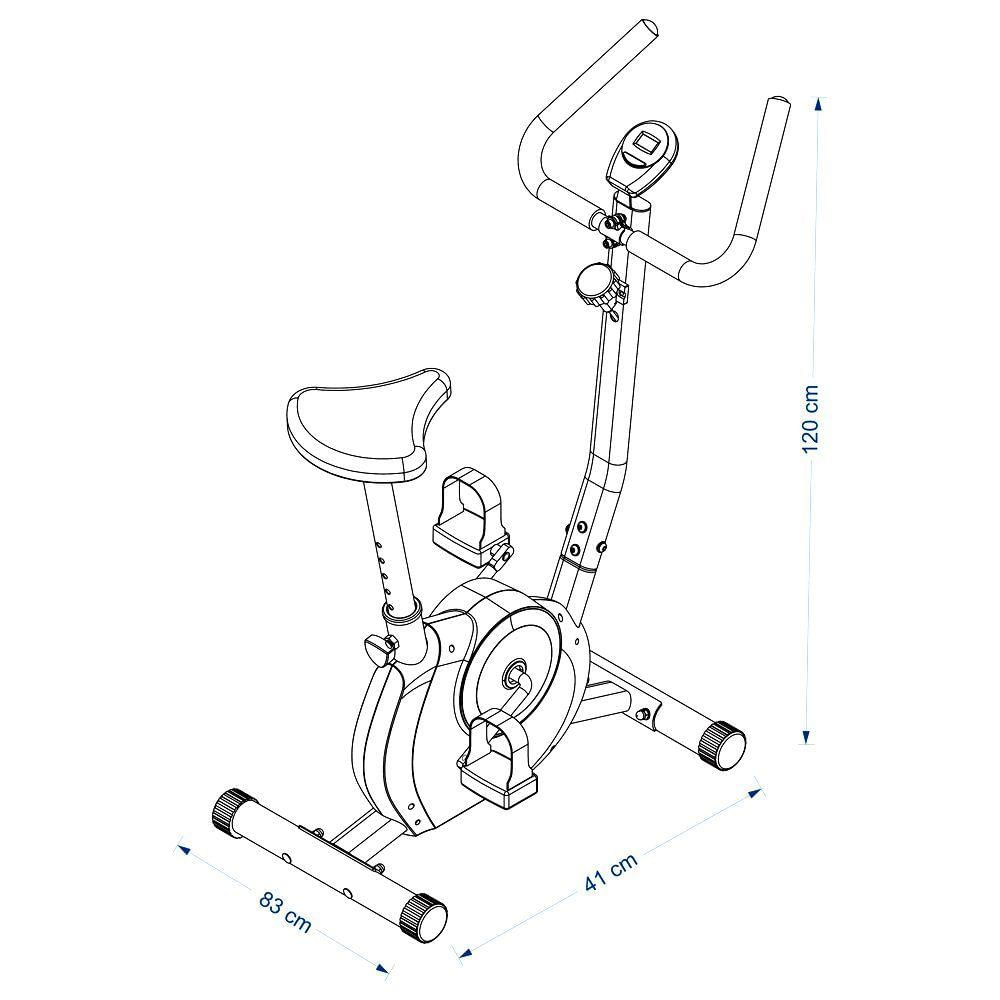 Encontraproduto.com.br - Bicicleta Ergométrica Vertical Gallant Trainer 2.0 (GBE1HBTC-PT)
