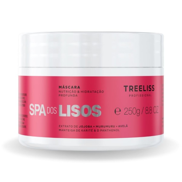 Encontraproduto.com.br - Kit Hidratação Spa Dos Lisos Profissional 4 Itens Treeliss
