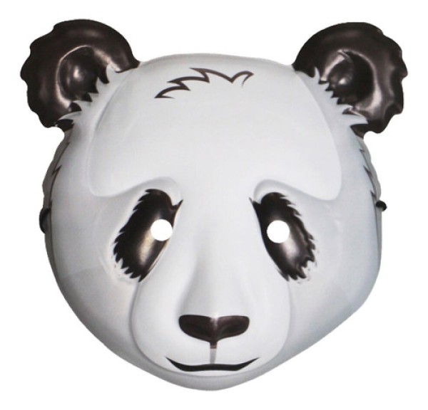 Máscara de Urso Panda Infantil  para Festas e Cosplay