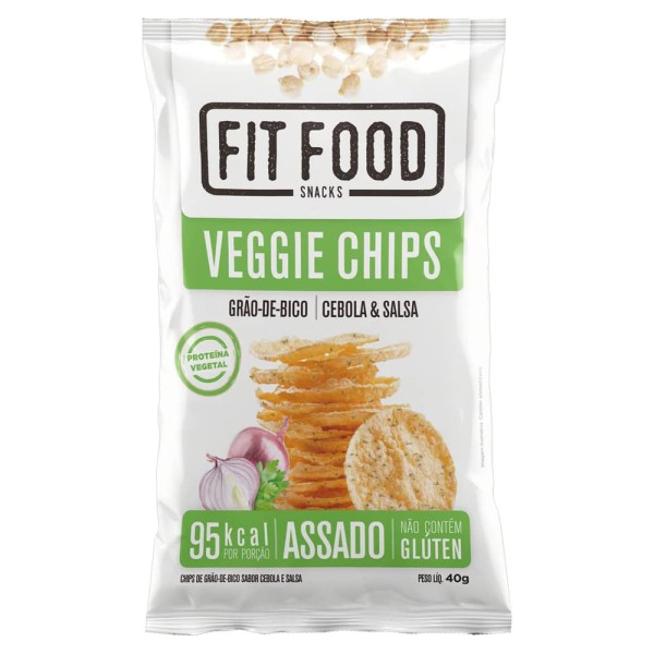 Encontraproduto.com.br - Veggie Chips Cebola e Salsa 50g - Fit Food