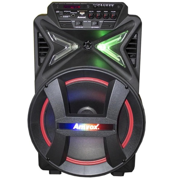 Caixa de Som Amplificada Amvox Aca 400 Strondo Preta